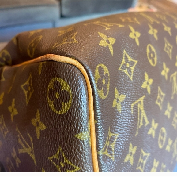 LOUIS VUITTON Vintage Monogram Speedy 40 Boston Bag Travel Weekender - Picture 14 of 15
